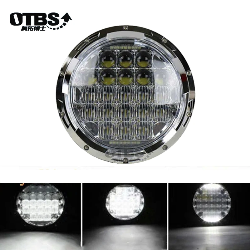 OTBS 7 &quotфара 5D 72 Вт круглый мотоцикл дальнего ближнего света проектор