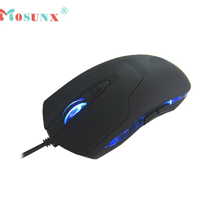 Модная светодиодная оптическая игровая мышь 2400DPI 6D USB Проводная для ПК ноутбука