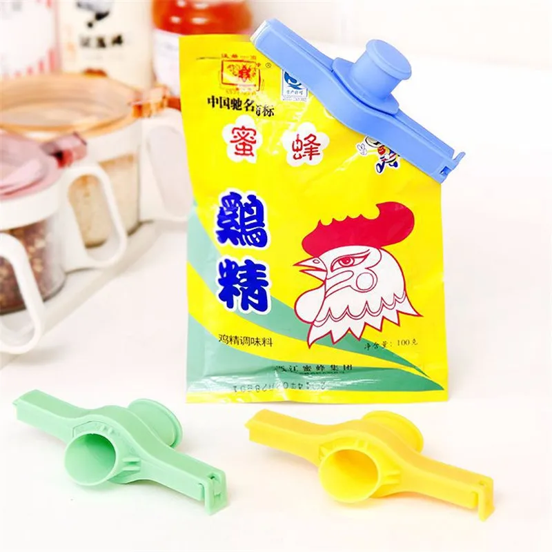 

Bag Clip Storage Food Fresh Clips Sealing Kitchen Sealer Reusable Kid Powder Package Nozzle Kitchen Tool A Cap Snack Powder