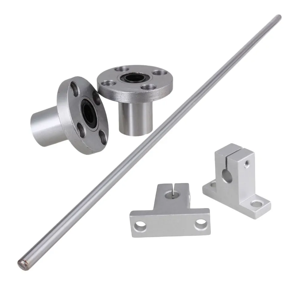 Горизонтальный 8 мм Диаметр Круглый фланец движение втулка подшипника и 300