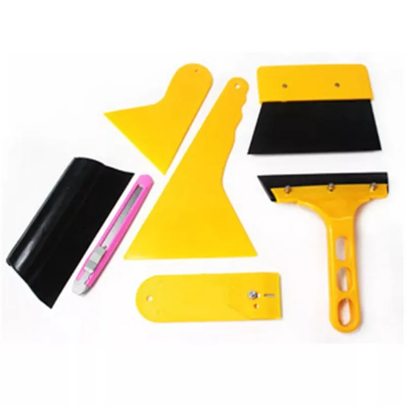 7 шт. скребок для окна автомобиля инструменты пленки комплект лобового стекла нож