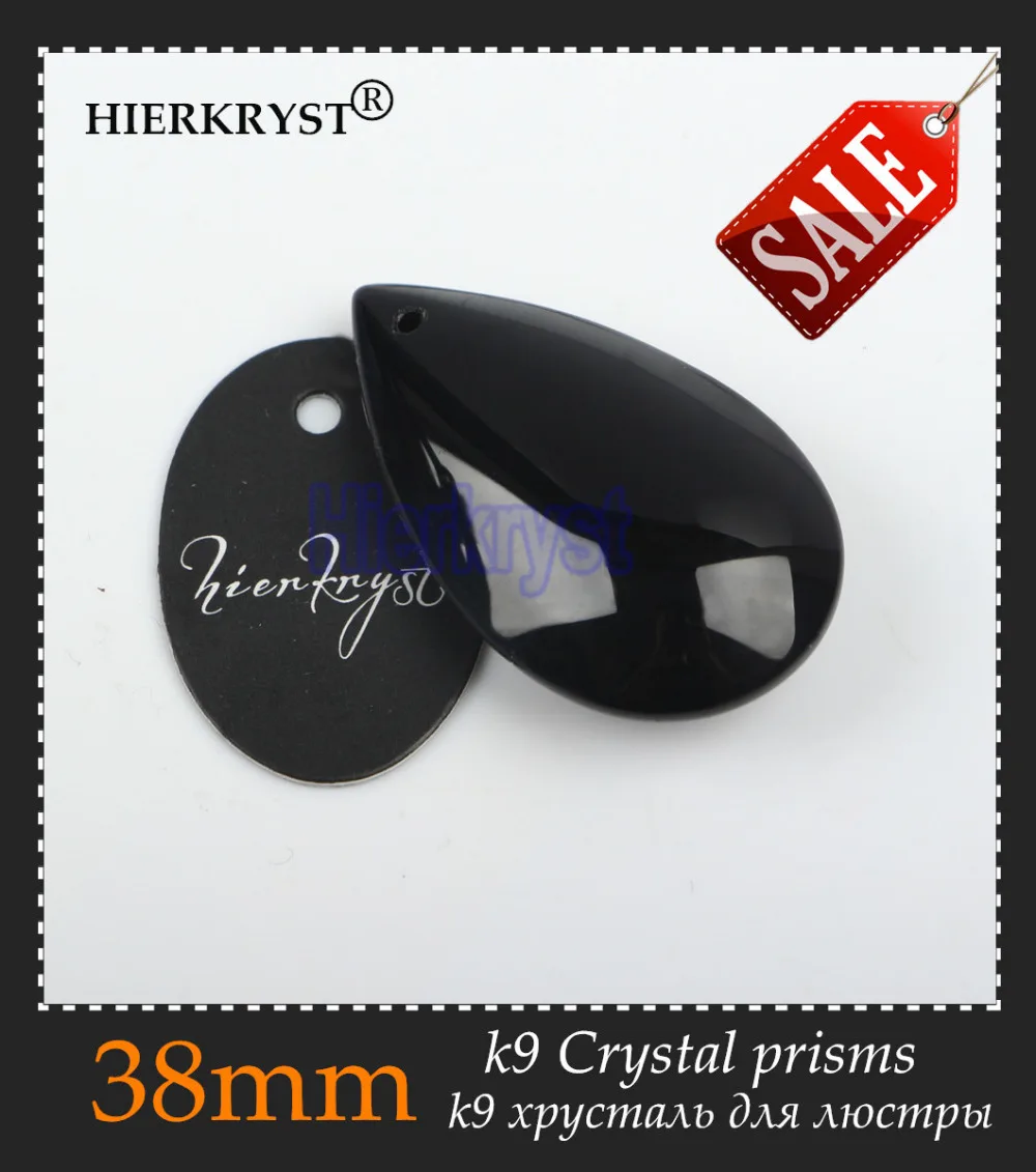 

HIERKYST 1 шт. K9 стеклянная фотолюстра, детали, люстры, радужная лампа, подвесные светильники черного цвета 38 мм #2252-6