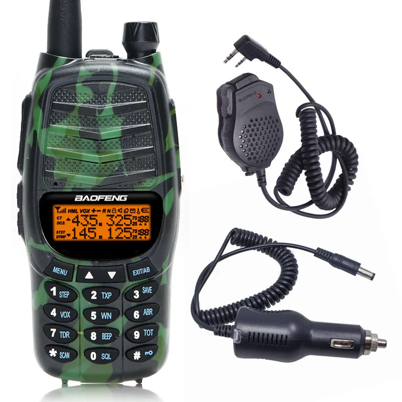 Baofeng UV X9 Plus Tri Power 10 Вт/4 Вт/1 Вт Мощный 2 PTT VHF UHF Daul Band 134 174/400 520 МГц км радиус действия