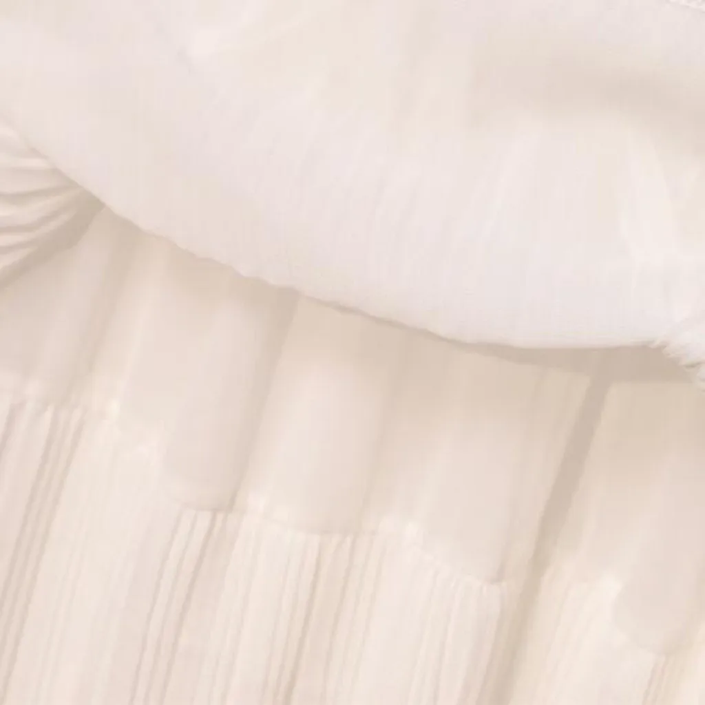 2019 Лидер продаж женская летняя однотонная многослойная юбка нежный