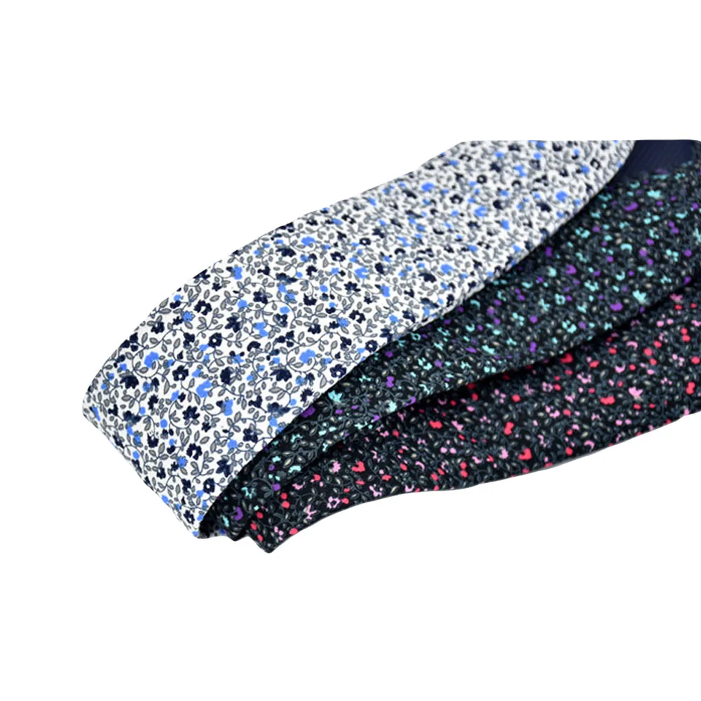Мужской цветочный узор галстуки шеи галстук платок Карманный квадратный набор |
