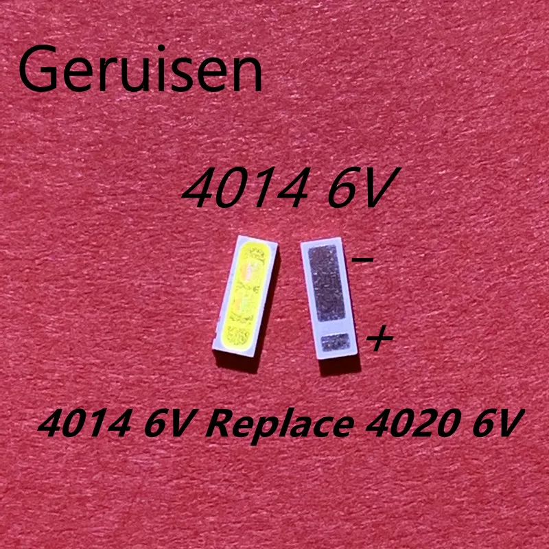 200 шт./лот 4014 4020 emc CHIP-2 SMD светодиодные бусины холодный белый 1 Вт 6В 150мА для