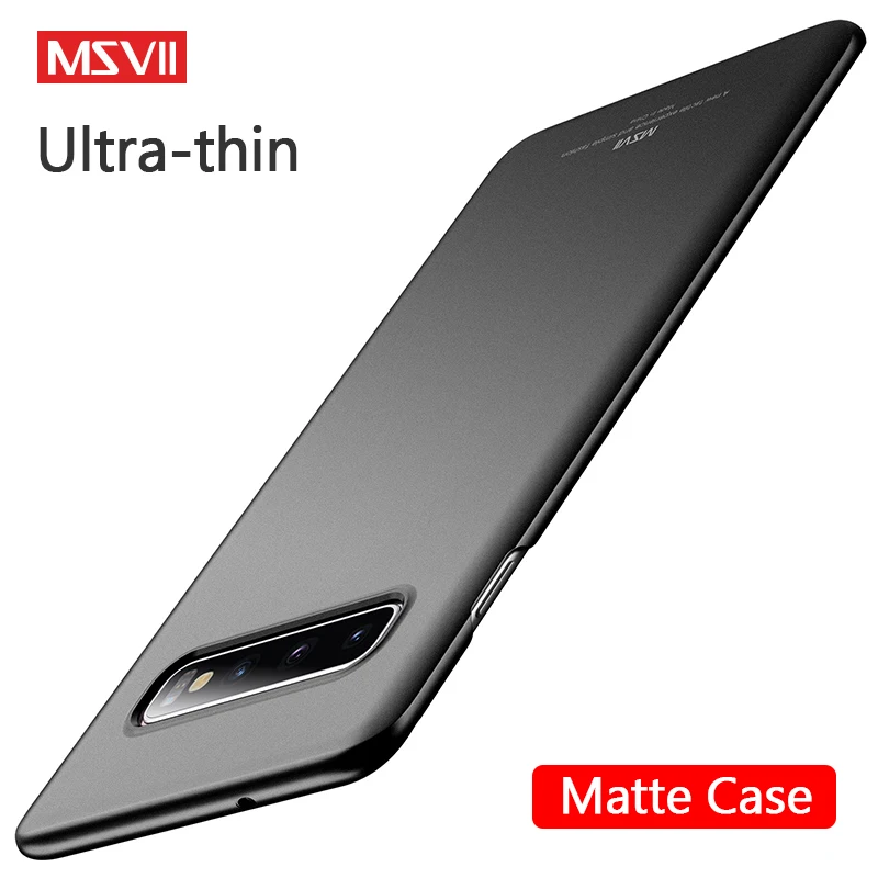 For Samsung Galaxy S7 S8 S9 S10 Case Slim Hard Frosted PC Cover for Plus S6 edge case | Мобильные телефоны и аксессуары