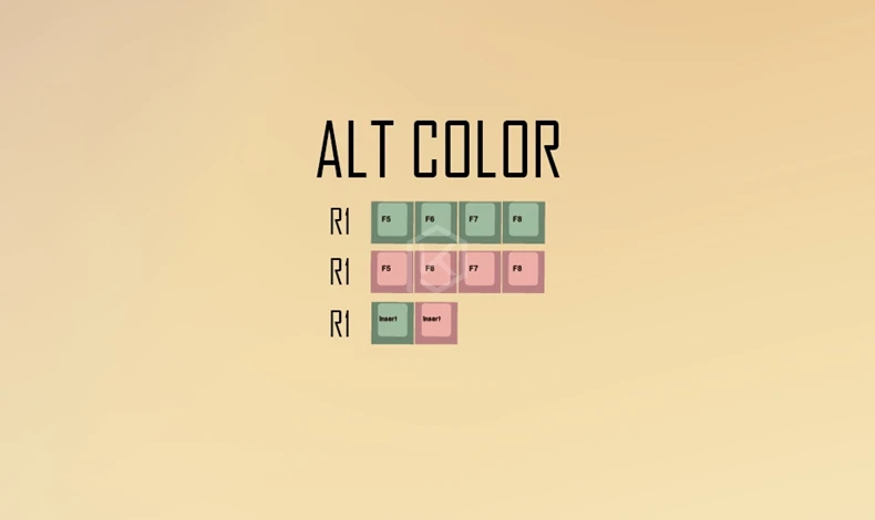 9009 colorway 169 Вишневый профиль краситель Sub Keycap набор Толстая PBT пластиковая клавиатура gh60 xd60 xd84 cospad tada68 rs96 zz96 87 104 660 - Цвет: 9009 Alt Color x1