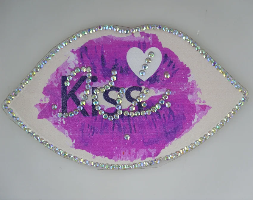 Сделай Сам исправленное железо прозрачное стекло AB граненые Стразы модная