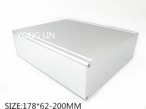 Алюминиевый корпус 178*62-200 мм 1 шт. многофункциональный алюминиевый