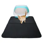 Коврик для кошачьего туалета, эластичная воздухопроницаемая водонепроницаемая и прочная ЭВА, коврик для обработки кошачьего туалета, падающий песок