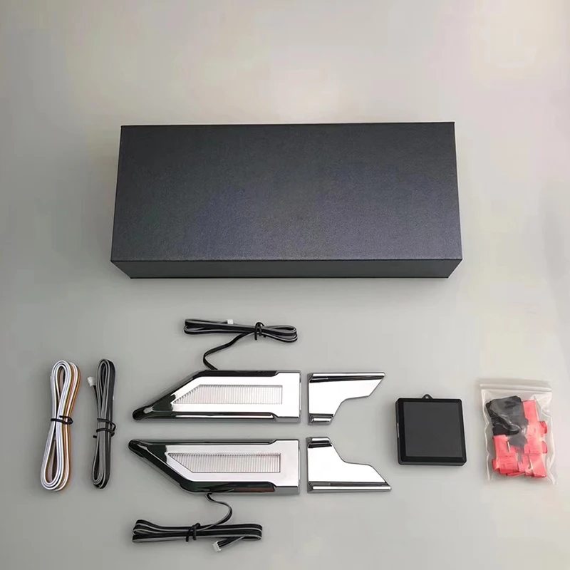 2 шт. светодиодные боковые сигнал поворота Противотуманные фары сигнальная лампа