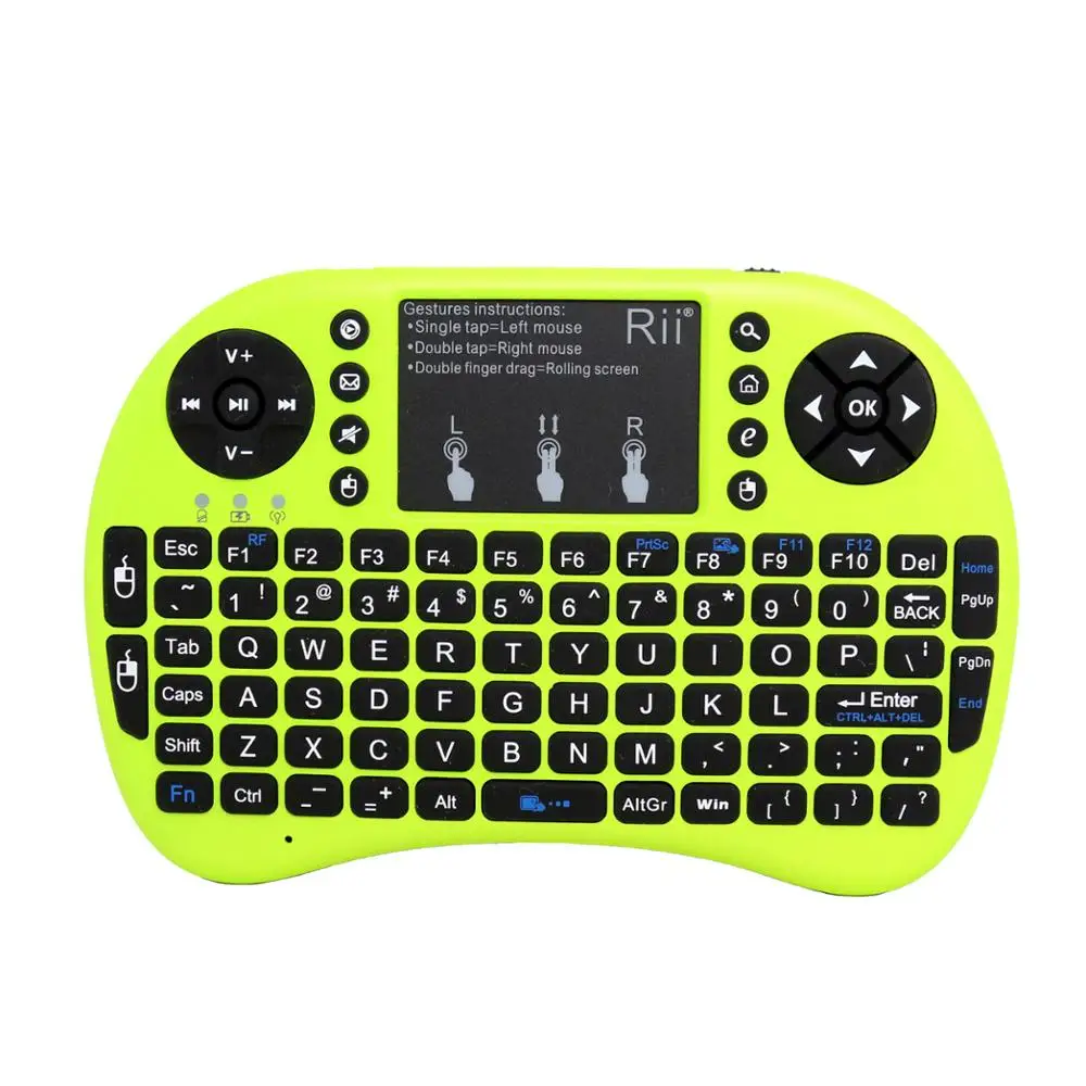

Rii i8+ Backlight Mini Wireless Keyboard 2.4GHz Air Mouse with TouchPad for Android TV Box Mini PC Laptop