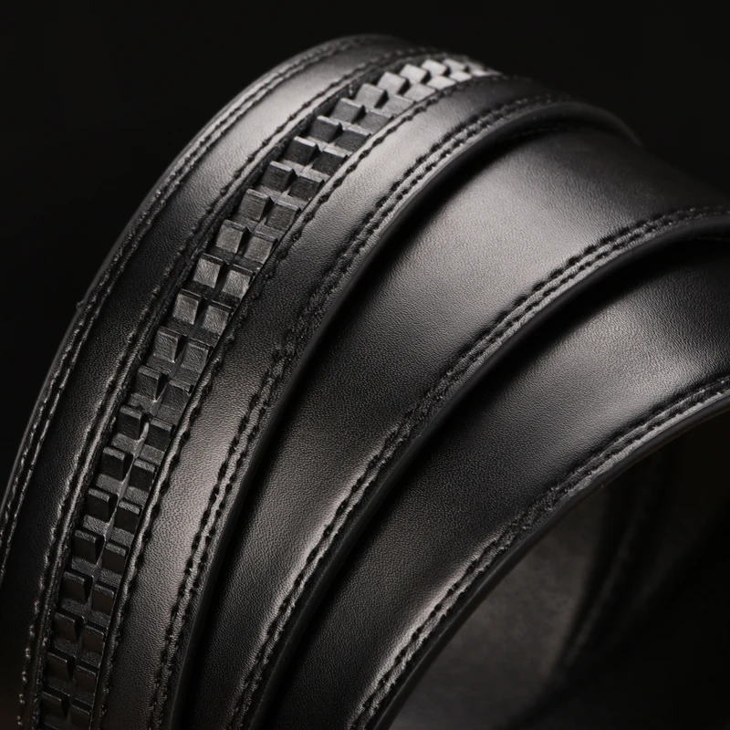 Ремень DINISITON мужской из натуральной кожи с автоматической пряжкой | Аксессуары