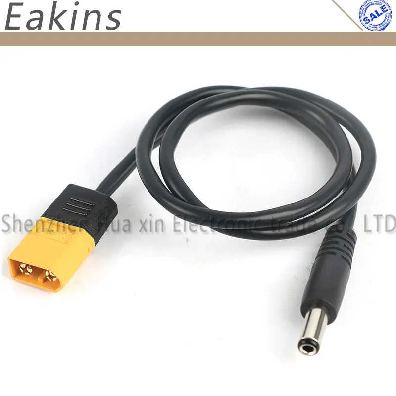 Фото Силовой кабель XT60 папа DC5525 для электронного паяльника TS100|Электрические
