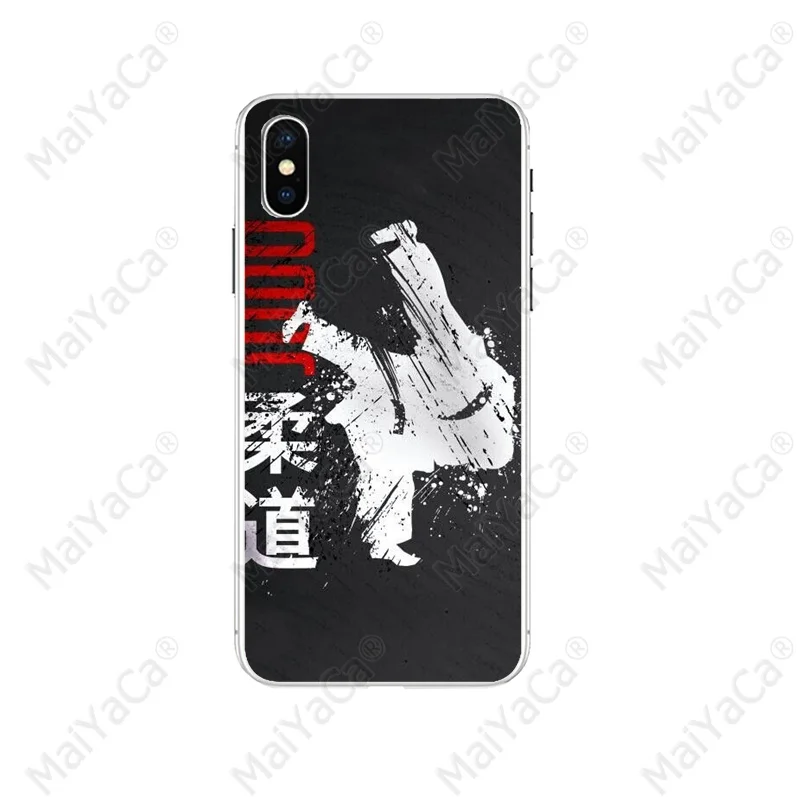 3 MaiYaCa дзюдо Красочный милый телефон аксессуары чехол для iPhone 8 7 6 6S Plus X XS max 10 5 5S SE XR Coque Shell - Цвет: 3