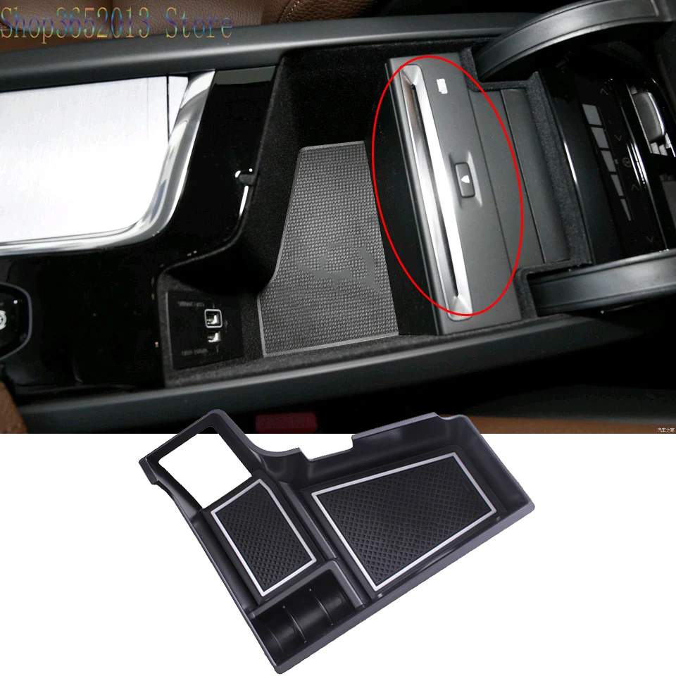 Органайзер для подлокотника Volvo XC90 2015 2019 коробка хранения аксессуары стайлинга