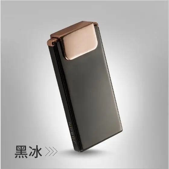 Jobon usb charging electric lighter metal arc lighter windproof gift package - Цвет: black