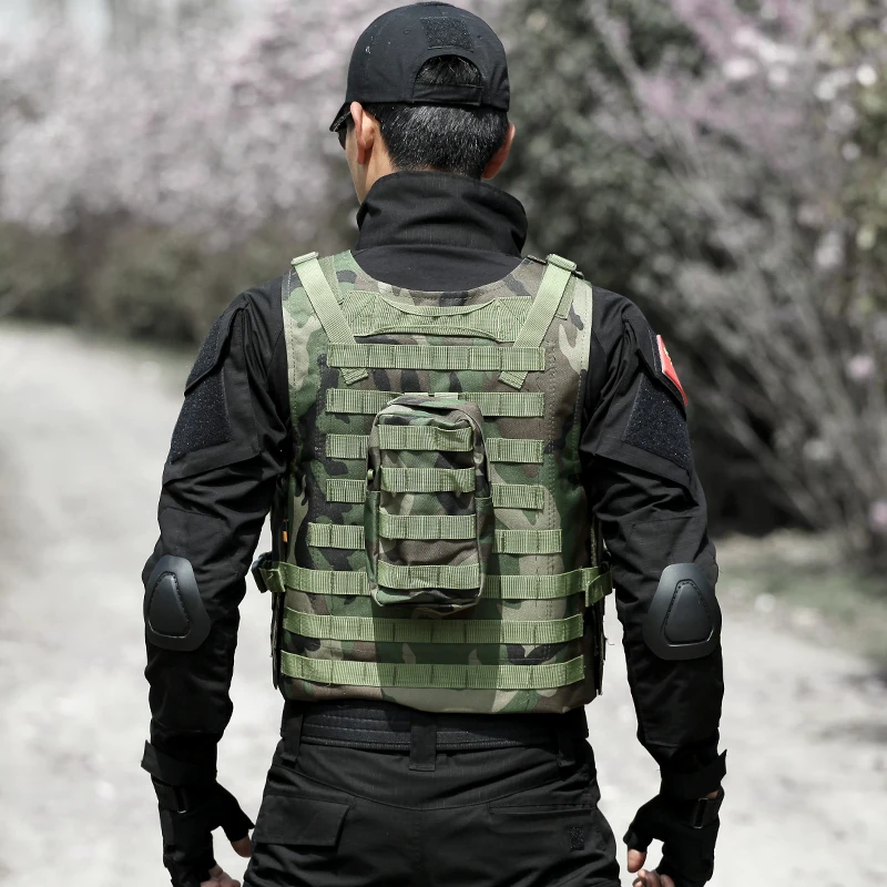 Военная Униформа джунгли камуфляж тактический Охота жилет армии амфибия