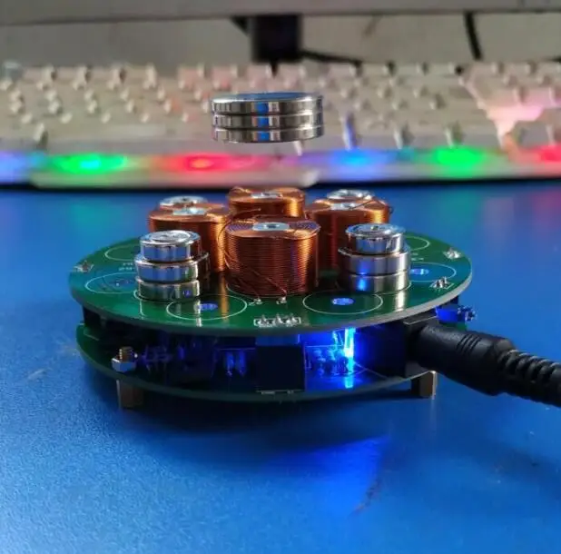 DIY magnetic suspension electronic kit 150g 300g push-down movement 5W with Power: | Компьютеры и офис