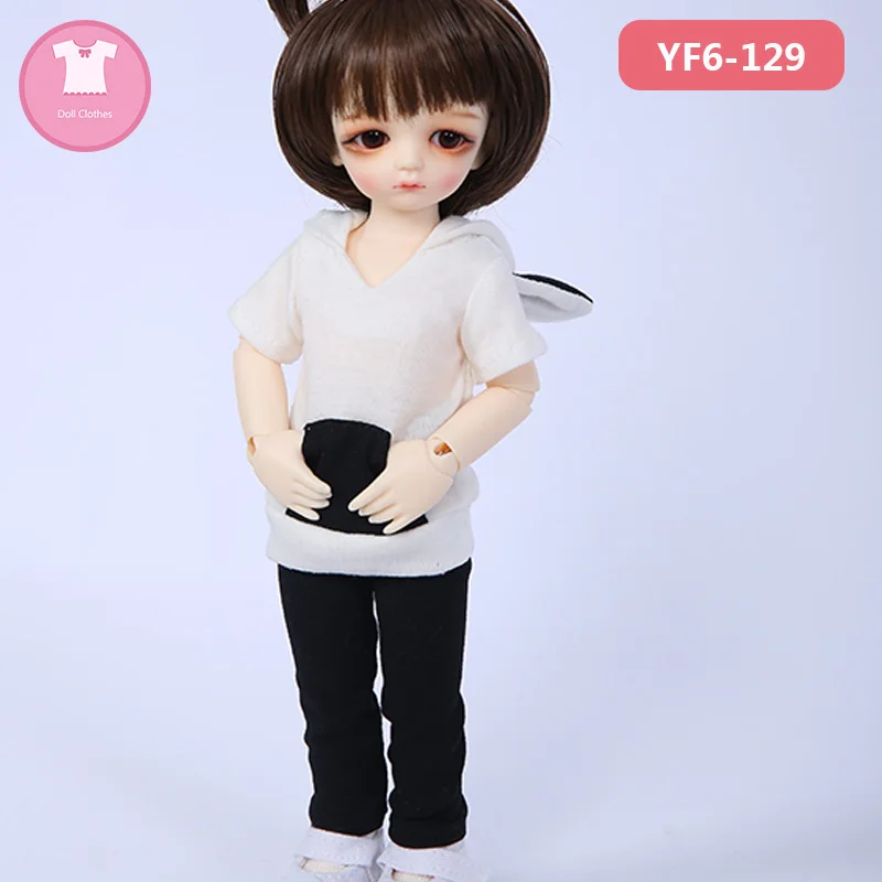 Одежда для куклы BJD SD одежда спорта и отдыха 1/6 черно белая тела Miadoll Yosd аксессуары