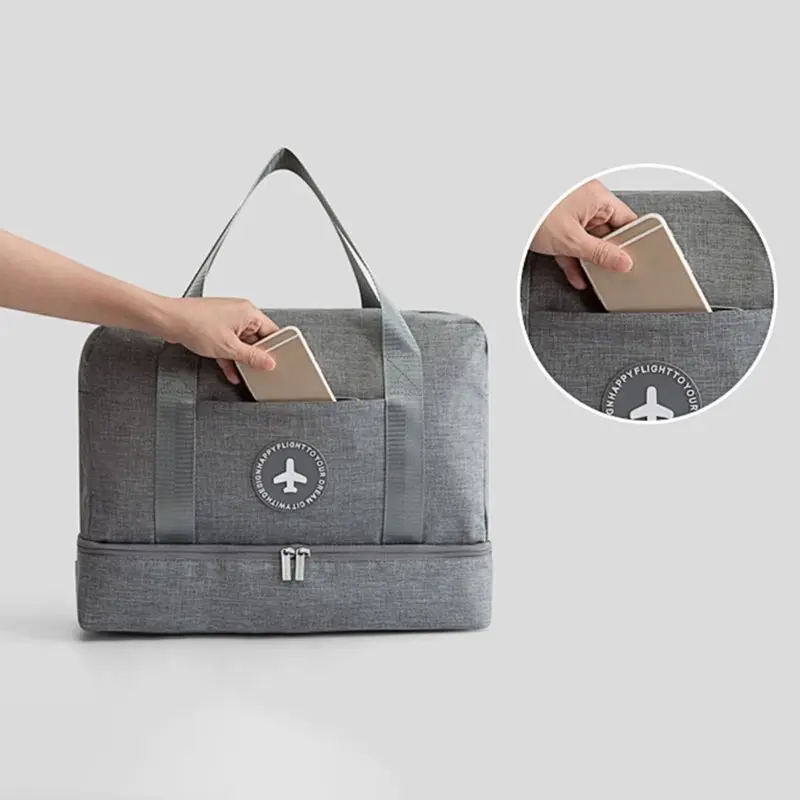 Модная женская сумка водонепроницаемая нейлоновая тоут для хранения дорожная