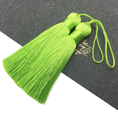 GUFEATHER L76/8 см/Кисточка/Аксессуары для ювелирных изделий/фурнитура для ювелирных изделий/шелковая кисточка/diy Аксессуары/Изготовление ювелирных изделий/DIY/2 ПК пакет - Цвет: L7619