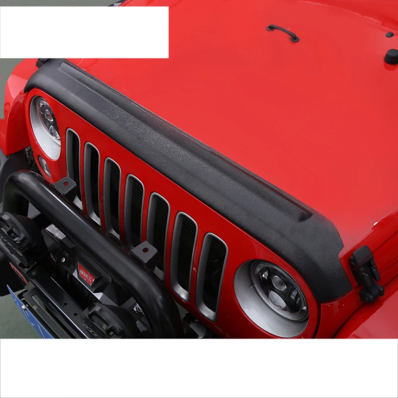 Lsrtw2017 PP пластиковый капот автомобиля Спойлер для jeep wrangler JK 2007 2008 2009 2010 2011 2012 2013