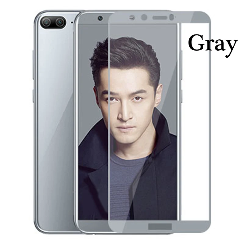 Gray 9h полное покрытие экрана пленка для huawei honor 9 lite Защитное стекло для huawei honor 9 9 светильник Защитная пленка для honor 9 9 lite - Цвет: Gray