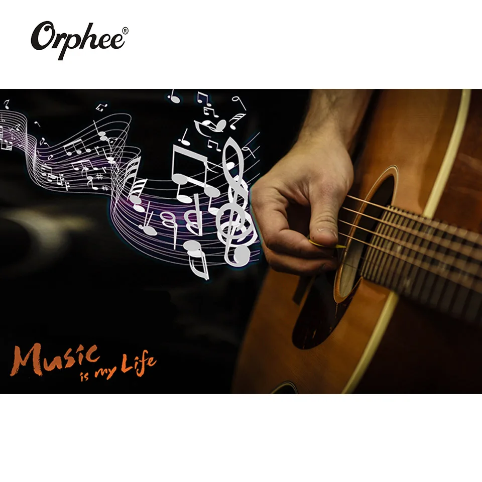 Струны для акустической гитары Orphee Высококачественная Серия QA средний