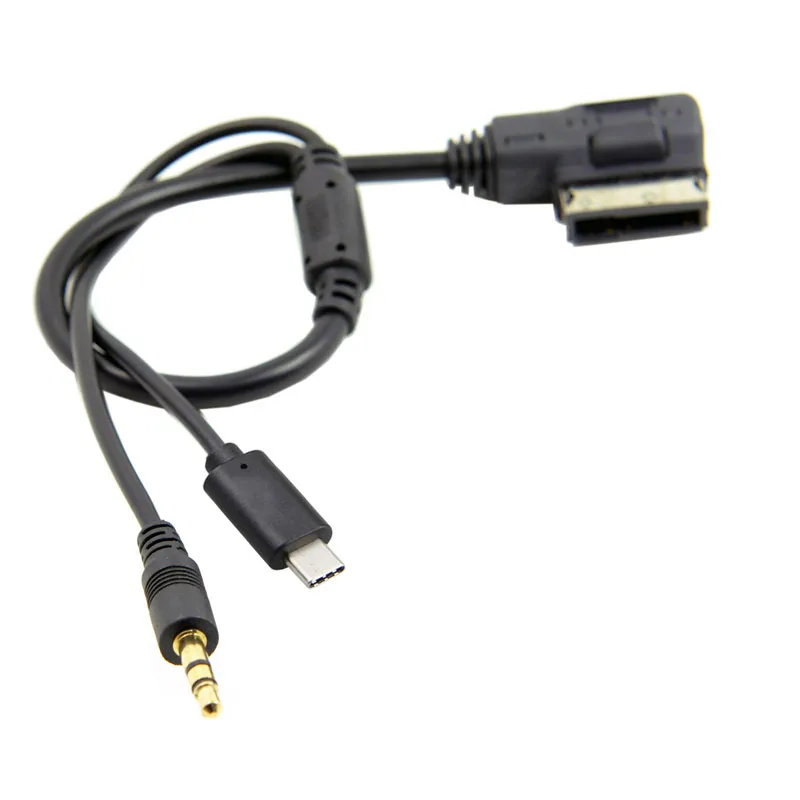 Biurlink Android Smartphone Micro USB Для AMI Media-in Plug AUX кабель музыкальный адаптер для Volkswagen Audi A4 A6 Q3