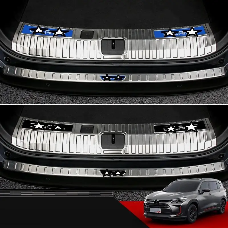 Automovil хромированные декоративные задние панели багажника педаль для экстерьера