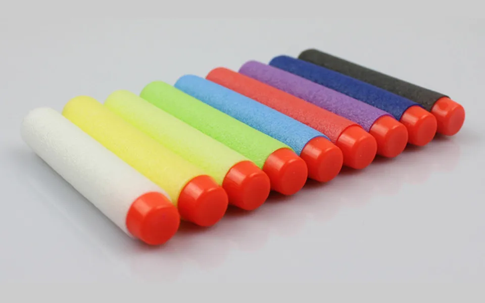 100 шт микс Цвет заправка пули дротика для элитная Серия бластеров игрушечный