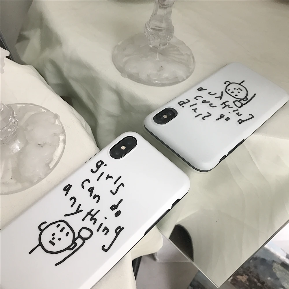 WULAWUKU мода прекрасный феминизм символов мягкая IMD чехол для iphone X 8 плюс 7 6 6s сзади