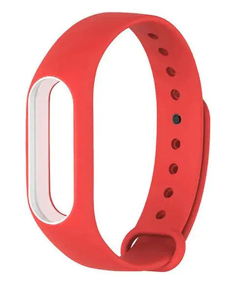 Цветной браслет mi Band 2, силиконовый ремешок, двойной цветной сменный ремешок для часов, ремешок для Xiaomi mi, 2 браслета