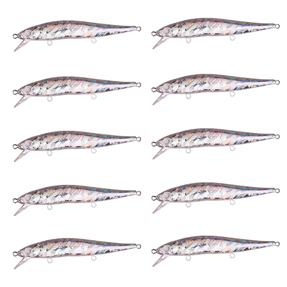 20 шт./компл. KO 11 см 13 г версия гольян Crankbait жесткие рыболовные приманки голографические медленно тонущие джеркбейты с системой переноса веса