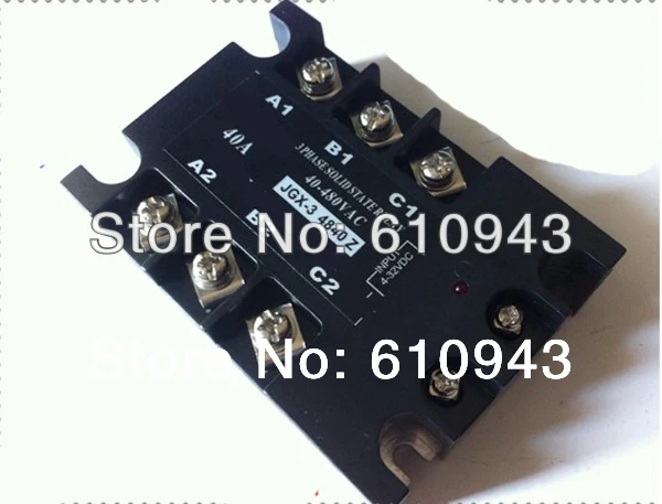 JGX-3-4840Z 40A 40-480VAC 4-32VD реле постоянного тока в переменный ток трехфазное