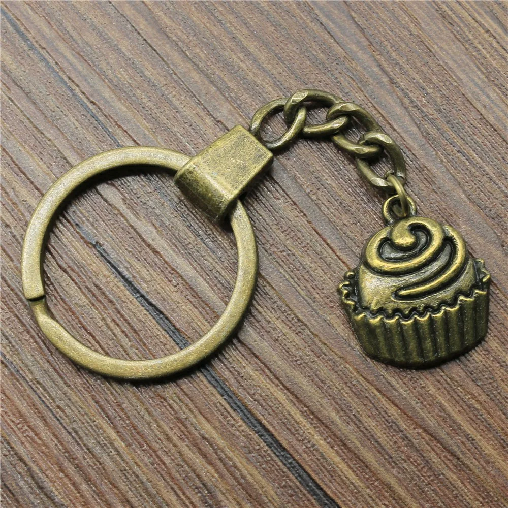 Модный брелок для ключей металлический ювелирный подарок 2 цвета античная бронза