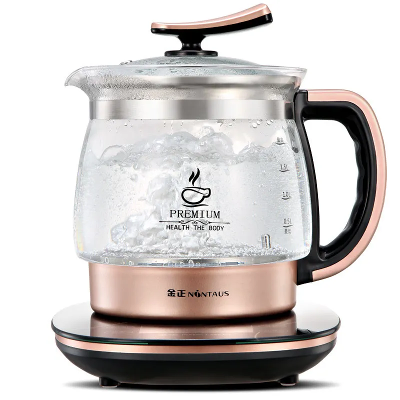 Светодиодный многофункциональный чайник из толстого стекла для заваривания