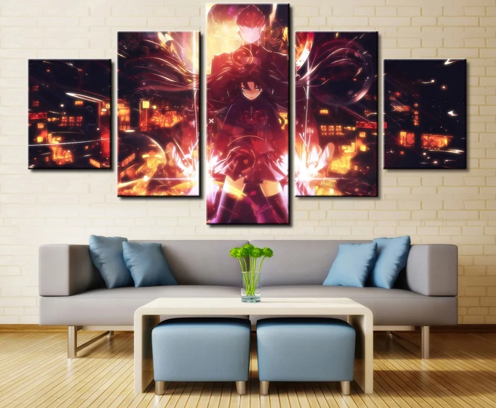 Аниме Fate/stay night Archer Современная печать картина плакат настенное Искусство Холст