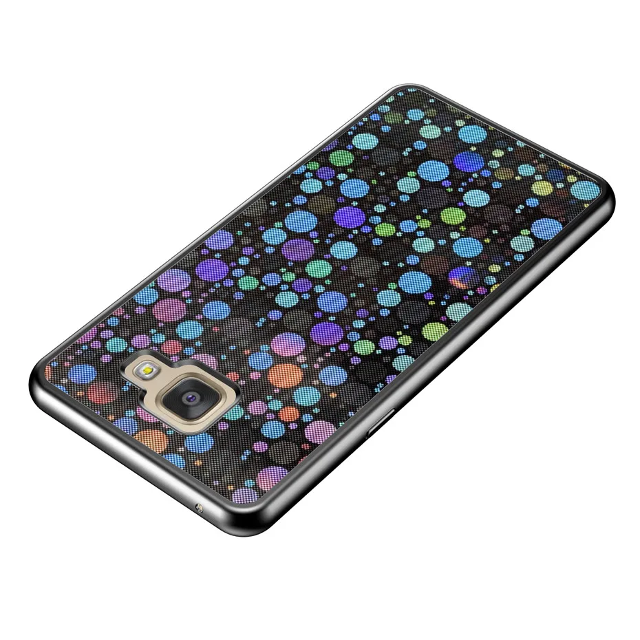 DAGUDON Case For Samsung Galaxy a5 2016 A510 PU Leather Laser Polka Dots Point Cases for A5 Silicon Back Cover |