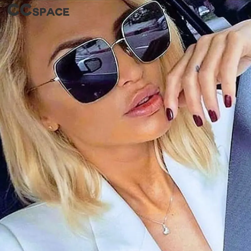 Солнцезащитные очки с квадратными линзами CCSPACE для мужчин и женщин роскошные