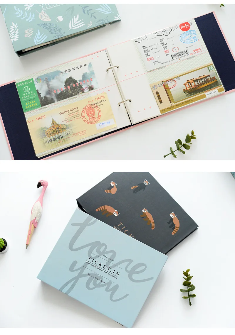 DIY альбом для вставки концертных билетов сбор бумажных денег книга бумага Interleaf фильм билетов коллекция Handmades crapbook альбом