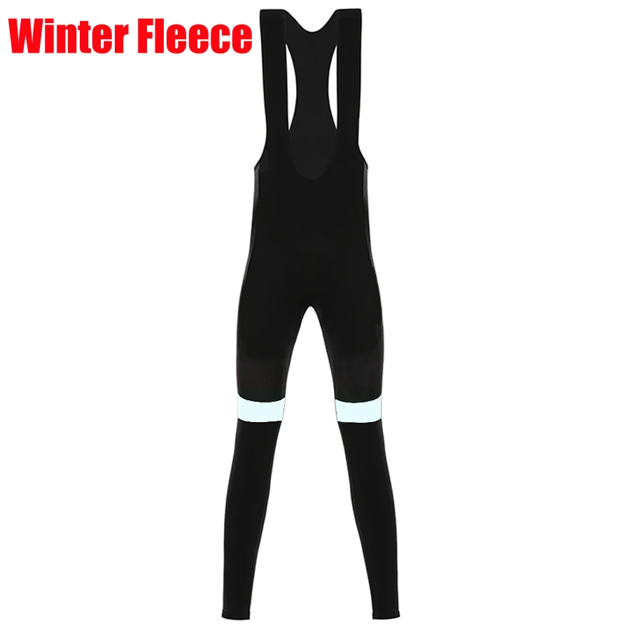 NEW Men's Black/White Cycling Clothing Wear Pants Winter Thermal Fleece &amp no bib trousers gel pad | Спорт и развлечения