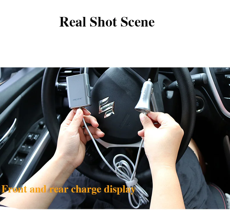 HSC 12 24V Выходное автомобильное зарядное устройство для мобильного телефона