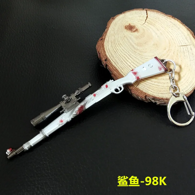 Игра PLAYERUNKNOWN'S BATTLEGROUNDS Косплей Костюм брелок akm 98k модель оружия брелок PUBG Pan шлем для веера подарок
