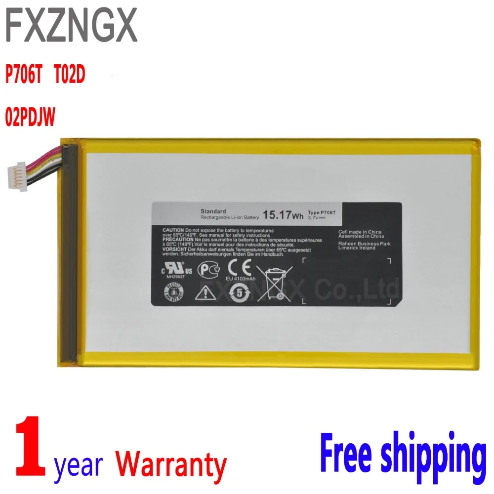 

Портативный аккумулятор FXZNGX P706T T02D для планшета DELL Venue 7 3730 7 дюймов Venue 8 T02D 3830 8 дюймов Tablet series 0CJP38 02PDJW