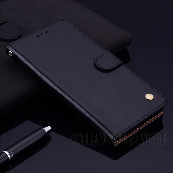 Черный Бизнес Флип кожаный чехол для huawei P30 P20 Pro P10 Lite Honor 8C 8X 7A 7C P Smart Y9 Y5 Y6 Prime Коврики 10 20 Lite - Цвет: Черный
