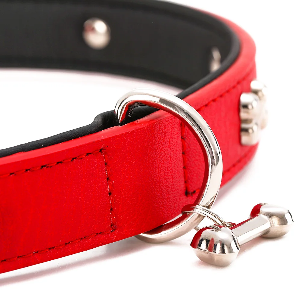 Именной ошейник для собак из искусственной кожи именная табличка с гравировкой