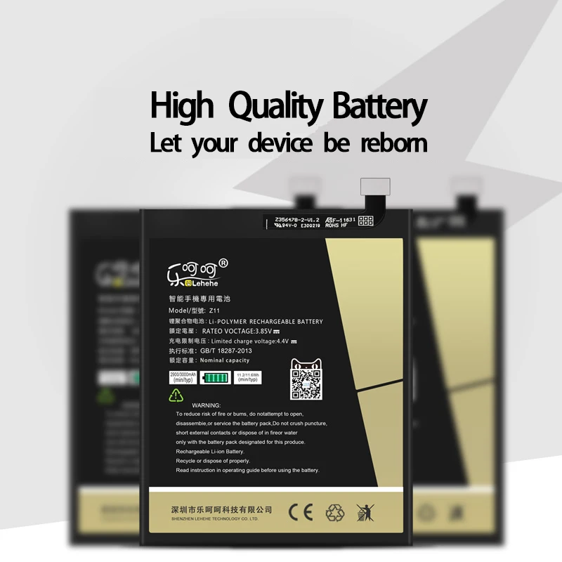 Новая батарея для ZTE Nubia Z11 Li3829T44P6h806435 NX531J высокое качество 3000 34000mAh аккумуляторная